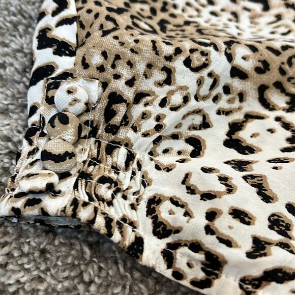 EUC FAITHFULL THE BRAND Marie Louise Midi Dress Mila Animal Print Womens Size 6 - Picture 9 of 16